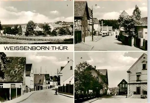 AK / Ansichtskarte  Weissenborn_Thueringen_Bad_Klosterlausnitz Teilansicht Karl-Liebknecht-Strasse Platz des 7. Oktober 