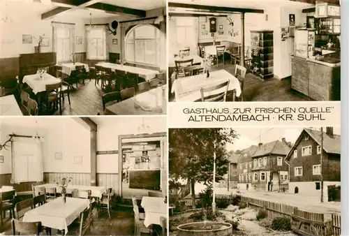 AK / Ansichtskarte 73891691 Altendambach_Sankt_Kilian Gasthaus zur frischen Quelle Gastraeume 