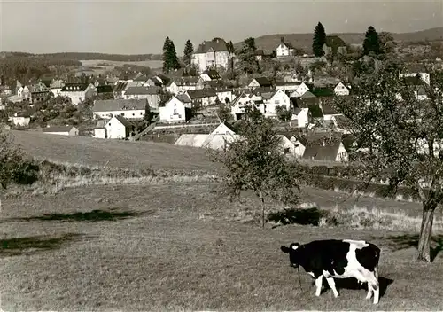 AK / Ansichtskarte  Daun_Eifel Viehweide Kuh Blick zum Ort Daun_Eifel