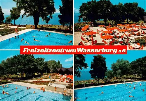 AK / Ansichtskarte 73891760 Wasserburg_Bodensee Freizeitzentrum Schwimmbad Freiterrasse Wasserburg Bodensee