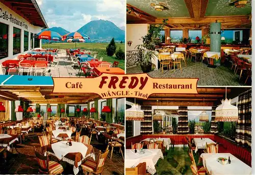 AK / Ansichtskarte  Waengle Cafe Fredy Restaurant Gastraeume Terrasse Waengle