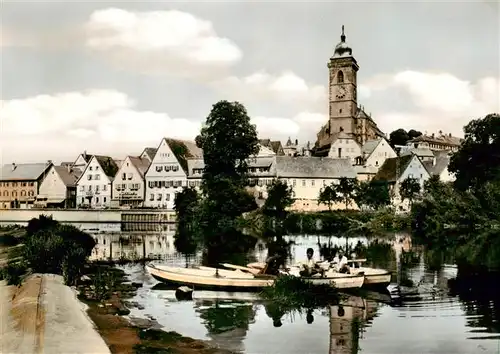 AK / Ansichtskarte  Nuertingen_Neckar Panorama Kirche 