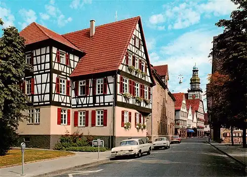 AK / Ansichtskarte  Kirchheim__Teck Max Eyth Haus Kornhaus und Rathaus 