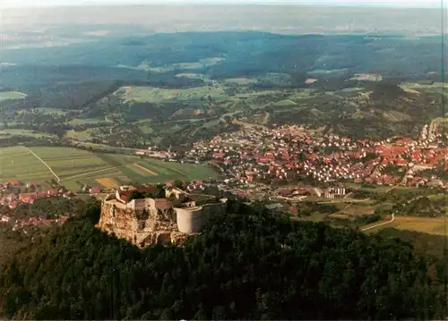 AK / Ansichtskarte  Burg_Hohenneuffen Fliegeraufnahme Burg Hohenneuffen