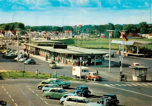 AK / Ansichtskarte  Flensburg__Schleswig-Holstein Deutsch daenischer Grenzuebergang 