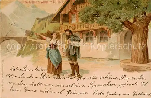 AK / Ansichtskarte  Verlag_Kuenzli_Zuerich_Nr. Frau Mann Baum 