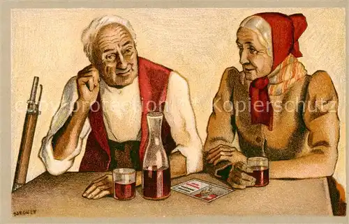 AK / Ansichtskarte  Schuetzensport Schweiz Wein Litho 