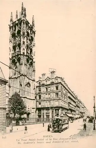 AK / Ansichtskarte  Verlag_ND_Nr. Nr. 323 Strassenbahn Rouen  