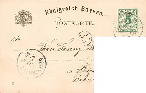 AK / Ansichtskarte 73891968 Schiesssport Nuernberg 1897 Litho  