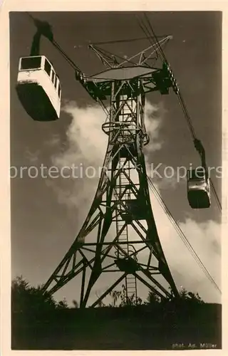 AK / Ansichtskarte  Seilbahn_Cable-Car_Telepherique Freiburg Schauinsland 