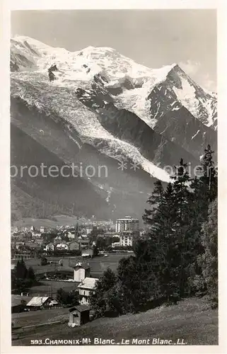 AK / Ansichtskarte  Gletscher Chamonix Mt. Blanc 