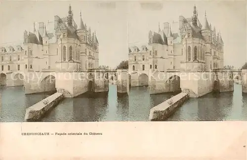 AK / Ansichtskarte  Chenonceaux_37_Indre_et_Loire Facade orientale du château 