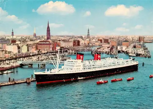 AK / Ansichtskarte  Dampfer_Oceanliner Hanseatic Hamburg Atlantik 