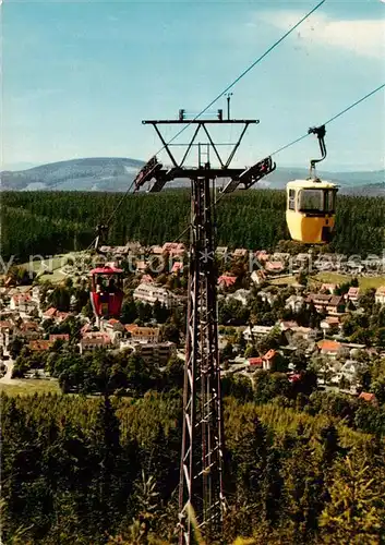 AK / Ansichtskarte  Seilbahn_Cable-Car_Telepherique Hahnenklee-Bockswiese Oberharz 