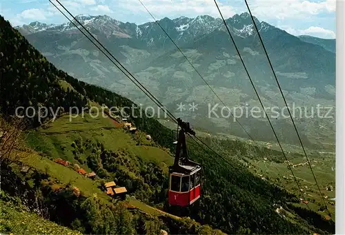 AK / Ansichtskarte 73892073 Seilbahn_Cable-Car_Telepherique Tirol Meran 