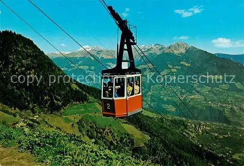 AK / Ansichtskarte  Seilbahn_Cable-Car_Telepherique Tirol Meran 