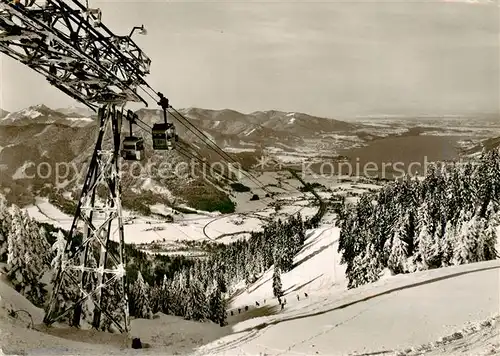 AK / Ansichtskarte  Seilbahn_Cable-Car_Telepherique Rottach-Egern 