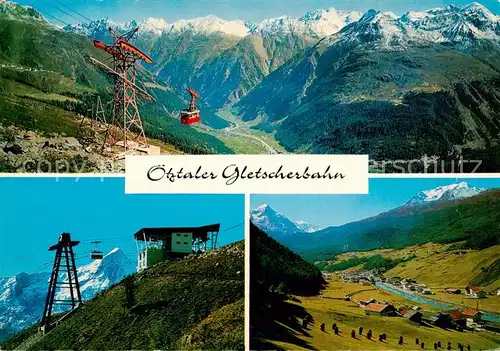 AK / Ansichtskarte  Gletscher Seilbahn oetztaler 