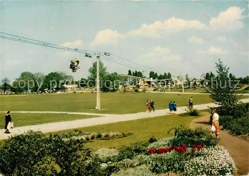 AK / Ansichtskarte  Sessellift_Chairlift_Telesiege Rheinpark Koeln Deutz 