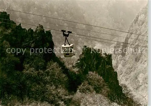 AK / Ansichtskarte  Seilbahn_Cable-Car_Telepherique Thale Harz 