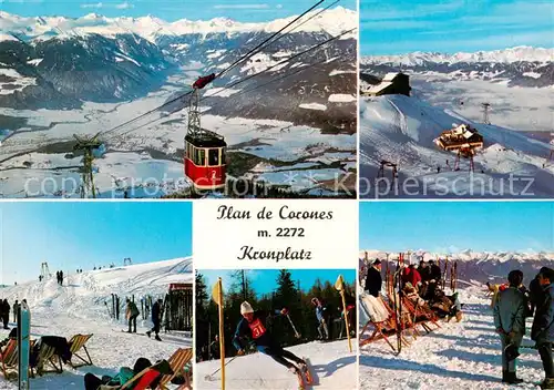 AK / Ansichtskarte  Seilbahn_Cable-Car_Telepherique Plan de Corones Kronplatz 