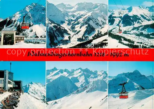 AK / Ansichtskarte  Seilbahn_Cable-Car_Telepherique Walmendingerhornbahn Kleinwalsertal 