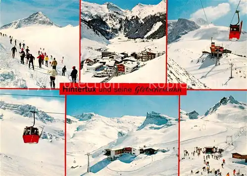 AK / Ansichtskarte  Seilbahn_Cable-Car_Telepherique Hintertux 