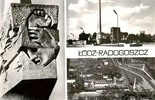 AK / Ansichtskarte 73892139 Radogoszcz_Lodz_Litzmannstadt_PL Pomnik mauzoleum w miesjscu b obozu hitlerowskiego w Radogoszczu 