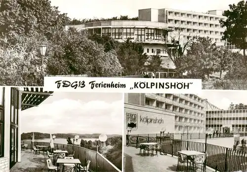 AK / Ansichtskarte  Koelpinsee_Loddin_Usedom FDGB Heim Koelpinshoeh Terrasse 