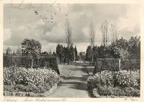 AK / Ansichtskarte 73892223 Ohlsdorf_Hamburg Muster Friedhof im neuen Teil Ohlsdorf Hamburg