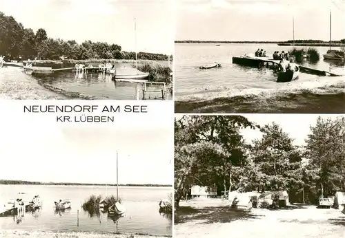 AK / Ansichtskarte  Neuendorf_See Strandpartien Camping Neuendorf See