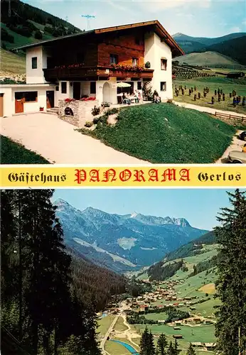 AK / Ansichtskarte  Gerlos_Zillertal_AT Gaestehaus Panorama Ortsansicht 