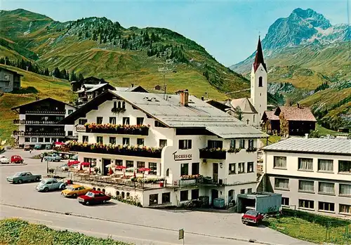 AK / Ansichtskarte  Warth_Arlberg_AT Gasthof Pension Tirolerhof 