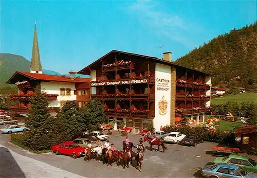 AK / Ansichtskarte  Erpfendorf_Tirol_AT Hotel Berghof Gasthof Hallenbad 