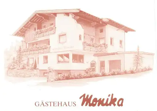 AK / Ansichtskarte 73892261 Gerlos_Zillertal_AT Gaestehaus Monika 