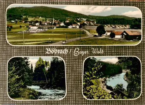 AK / Ansichtskarte  Boebrach_Bayern Panorama Bruecke Bachlauf 