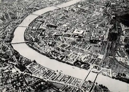 AK / Ansichtskarte  Basel_BS Fliegeraufnahme der Belair AG Basel_BS