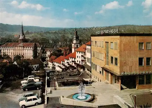 AK / Ansichtskarte  Erbach_Odenwald Blick auf den Treppenweg mit Graefl Schloss Erbach Odenwald