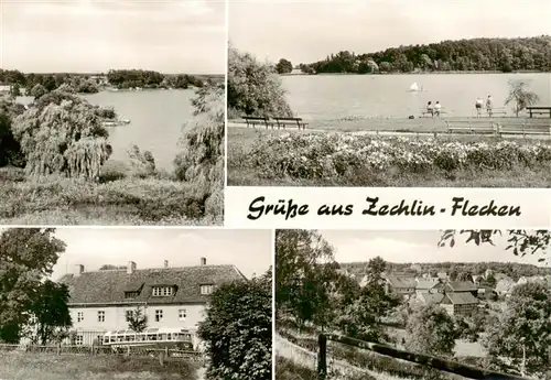 AK / Ansichtskarte 73892350 Zechlin_Flecken Schwarzer See Park am Schwarzen See Polytechnische Oberschule Zechlin_Flecken