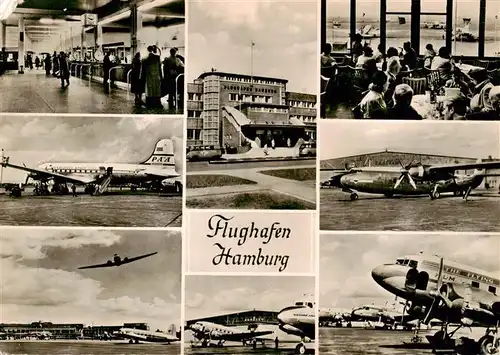 AK / Ansichtskarte  Flughafen_Airport_Aeroporto Hamburg Flughafen_Airport