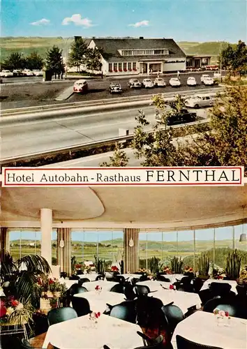 AK / Ansichtskarte 73892375 Autobahn Hotel Rasthaus Fernthal  