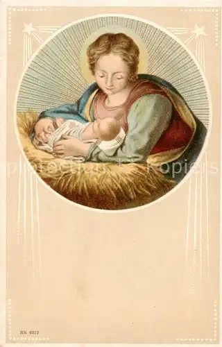 AK / Ansichtskarte  Krippe_Weihnachtskrippe_Crib_Copier Jesus Litho 