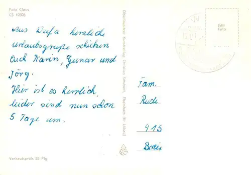 AK / Ansichtskarte  Weifa Urlauberheim Weifa
