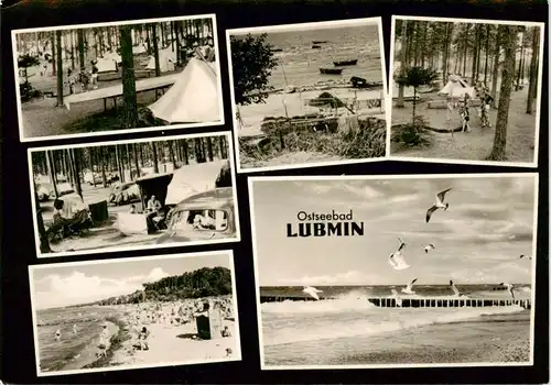 AK / Ansichtskarte 73892450 Lubmin_Ostseebad Campingplatz Strandpartien Lubmin_Ostseebad