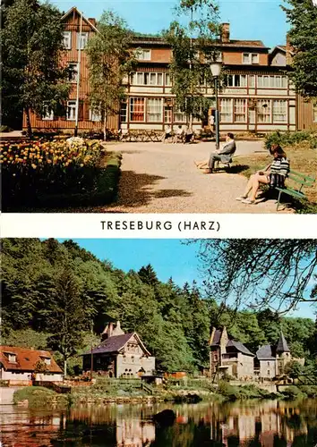 AK / Ansichtskarte  Treseburg_Harz FDGB Erholungsheim Haus Wildenstein An der Halde Treseburg Harz