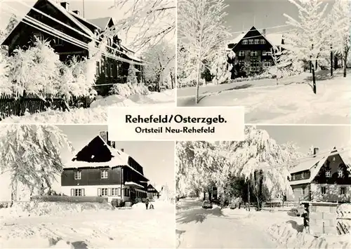 AK / Ansichtskarte  Rehefeld-Zaunhaus_Altenberg OT Neu Rehefeld Winteransichten 