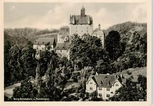 AK / Ansichtskarte  Burg_Kriebstein_Sachsen und Parteiheim 