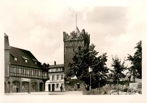 AK / Ansichtskarte  Saalfeld_Saale Die Stadt der Feengrotten Am Darrtor Saalfeld_Saale