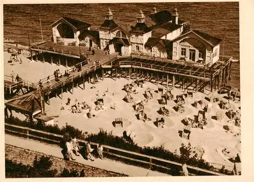 AK / Ansichtskarte  Sellin__Ruegen Restaurant Gaststaette am Strand Serie Das schoene Mecklenburg 