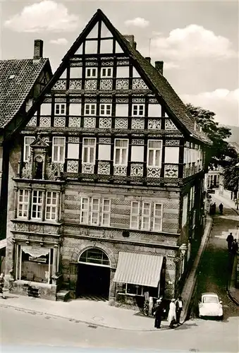 AK / Ansichtskarte 73892553 Hameln_Weser Dempterhaus 17. Jhdt. Historisches Gebaeude Hameln Weser